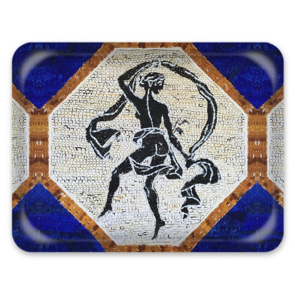 Dancing Figure Mosaic Print Tray