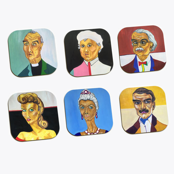 Cluedo Coasters pack of 6