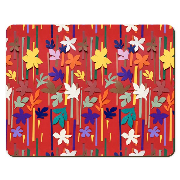 Collage Print Placement Mats