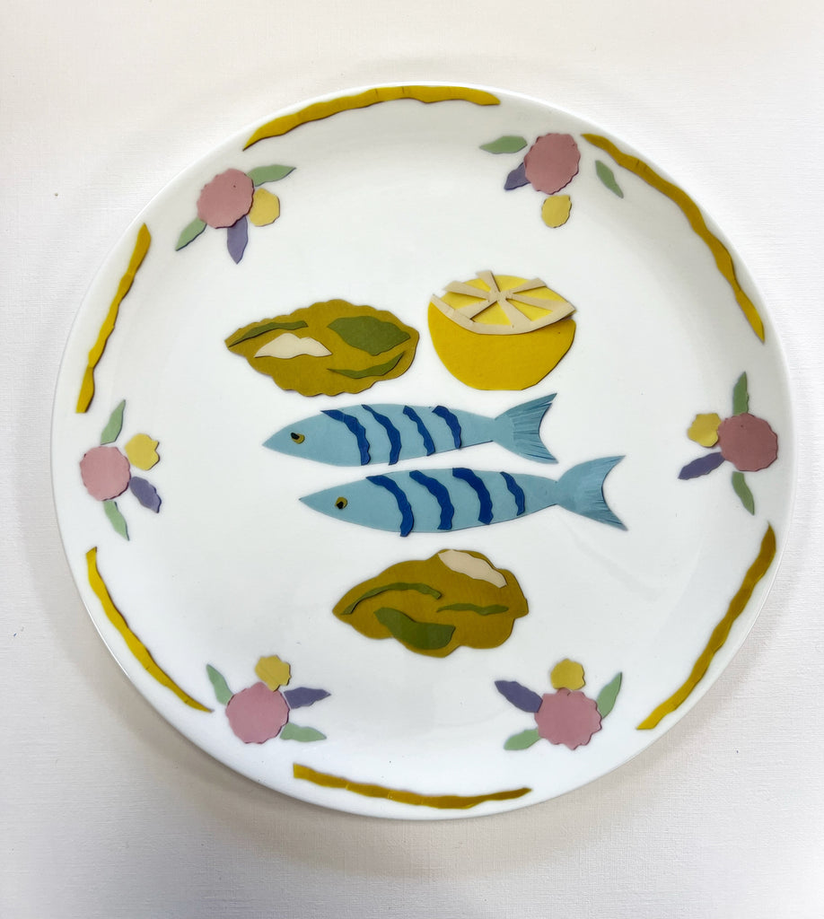 ‘Sardines’ Dinner Plate from ‘Meals’ Collection