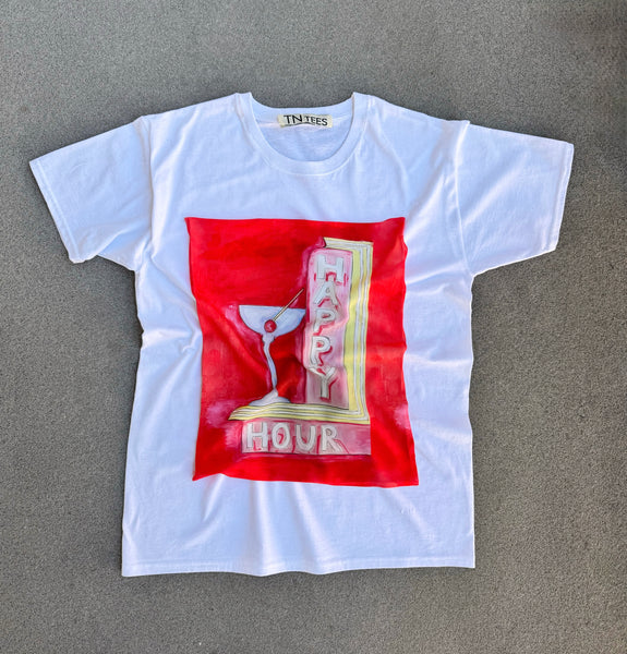 T-Shirt with “Happy Hour”