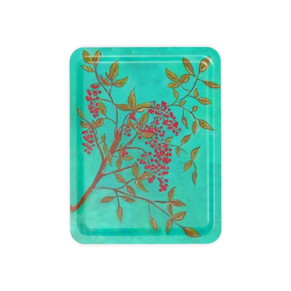 Red Berries Print Tray