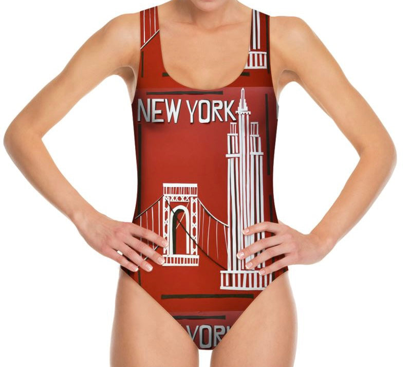 Souvenir Collection Swimming Costume New York
