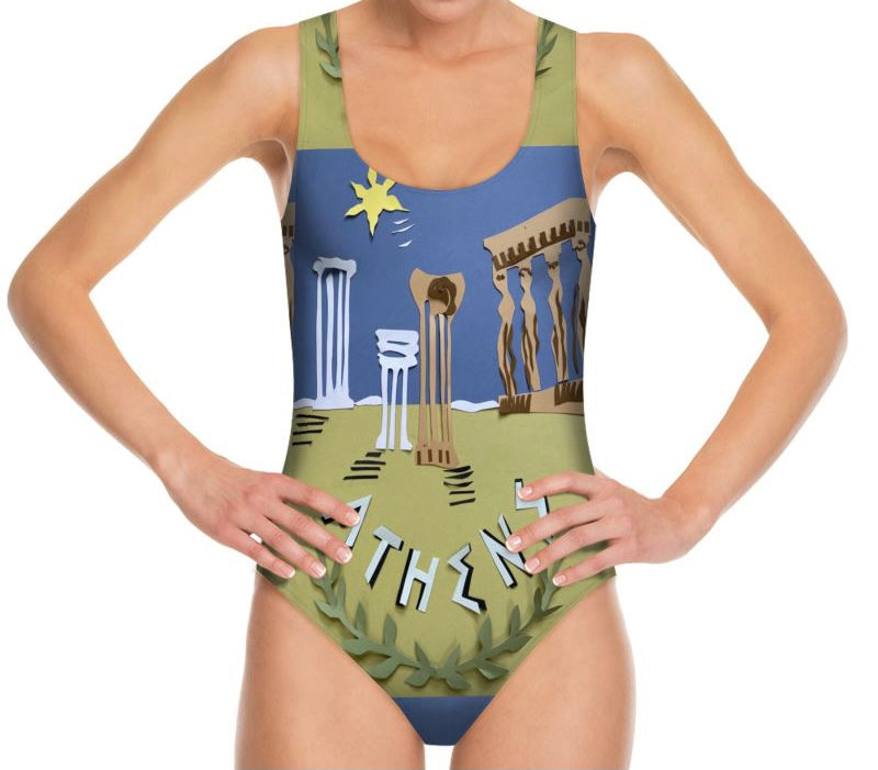 Souvenir Collection Swimming Costume Athens