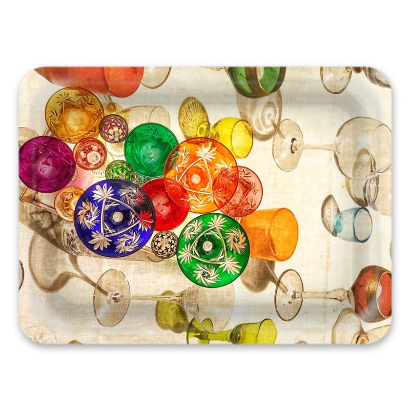 Coloured Glasses Print Tray